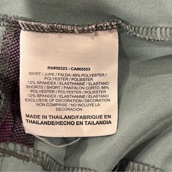 Nike golf dri fit gray 2 in 1 skirt and shorts size 12 - Picture 11 of 12